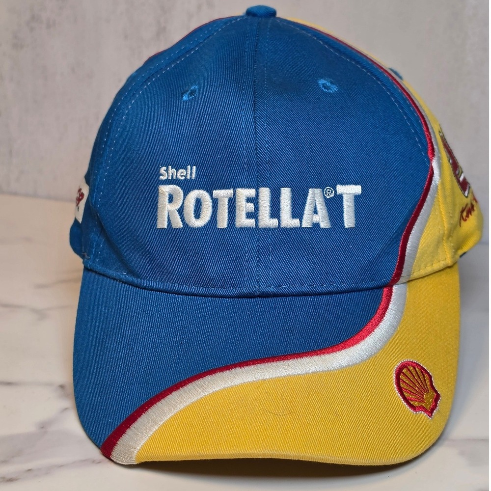 Shell Rotella T NASCAR Kevin Harvick 29 RCR Racing Hat Blue Yellow Mens Cap